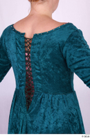  Photos Woman in Historical Dress 77 17th century blue dress historical clothing upper body 0004.jpg
